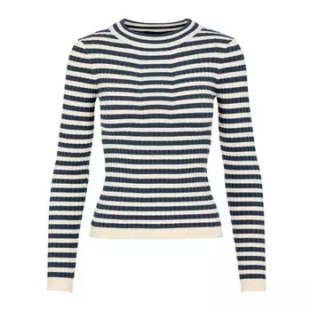 Свитер Pieces Crista O Neck, синий