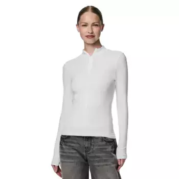 Свитер Pieces Kitte full zip, белый