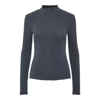 Свитер Pieces Kitte full zip, синий
