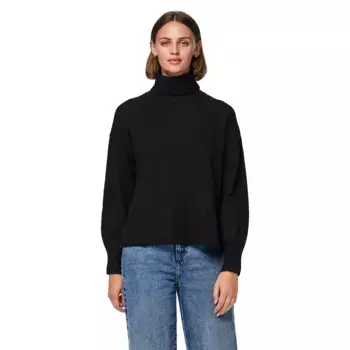 Свитер Pieces Malou high neck, черный