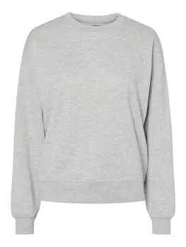 Свитер PIECES Sweatshirt PCChilli, светло-серый