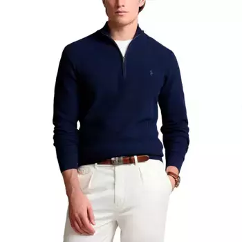 Свитер Polo Ralph Lauren 710899358 half zip, синий