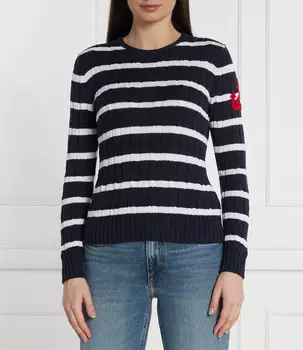 Свитер POLO RALPH LAUREN ANCHR STP Regular Fit, темно-синий