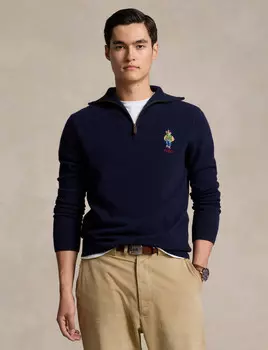 Свитер POLO RALPH LAUREN Regular Fit, темно-синий