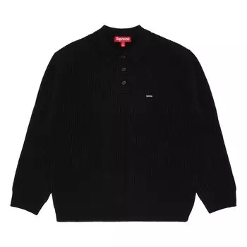 Свитер-поло Supreme Small Box, цвет Черный