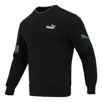 Свитер power crew long tee 'black' Puma, черный
