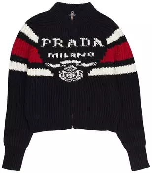 Свитер Prada Chunky Sweater 'Black', черный