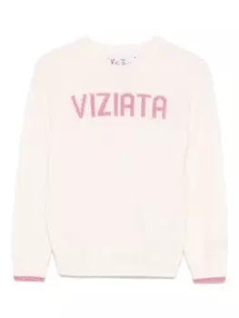 Свитер Princess MC2 Saint Barth Kids, белый