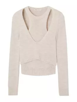 Свитер Pull&Bear, экрю