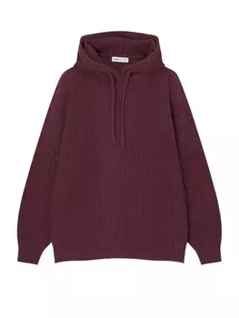 Свитер Pull&Bear, цвет Wine Red