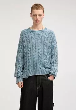 Свитер PULL&BEAR, синий