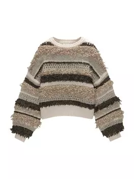 Свитер Pull&Bear, темно-коричневый