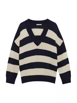 Свитер Pull&Bear, темно-синий