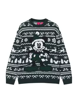 Свитер Pull&Bear, зеленый