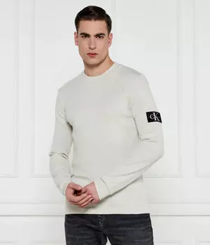 Свитер Regular Fit Calvin Klein Jeans, белый