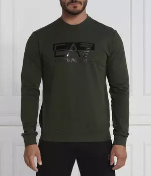 Свитер Regular fit Ea7, зеленый