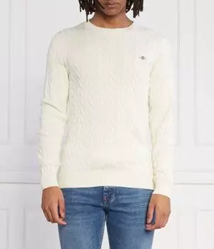 Свитер Regular fit Gant, экрю