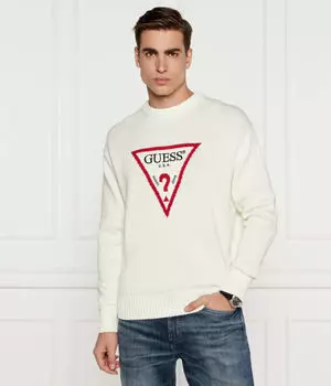 Свитер Regular fit Guess Jeans, экрю