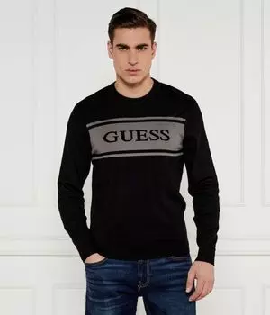 Свитер Regular fit Guess Jeans, черный