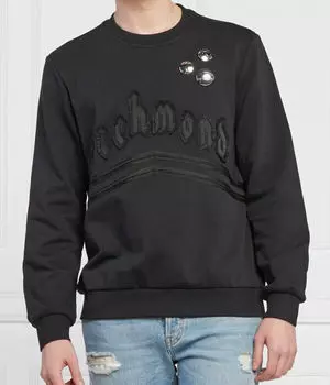 Свитер Regular fit John Richmond, черный