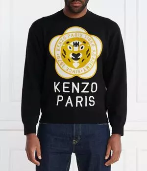 Свитер Regular fit Kenzo, черный