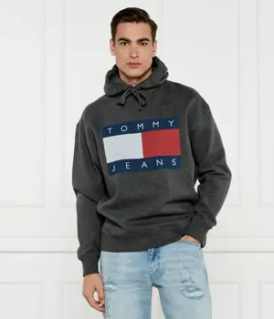 Свитер Relaxed fit Tommy Jeans, серый