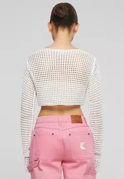 Свитер Retro Crop Karl Kani, белый