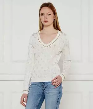 Свитер Рози 4г Regular fit Guess Jeans, экрю