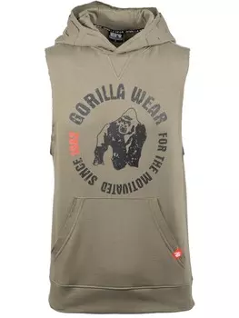 Свитер с капюшоном на молнии Gorilla Wear Athletic Sweatshirt Marshall, цвет mocha