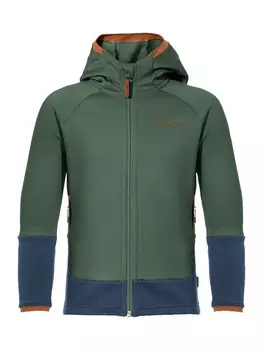 Свитер с капюшоном на молнии VAUDE Athletic Fleece Jacket Capacida, темно-зеленый