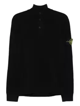 Свитер с компасом Stone Island, синий