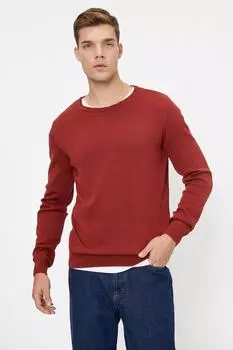 Свитер с круглым вырезом Koton, красный