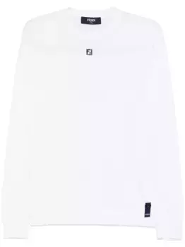 Свитер с логотипом FF FENDI, белый