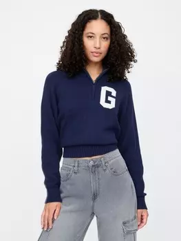 Свитер с логотипом Gap, синий