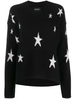 Свитер с принтом Zadig&Voltaire, черный