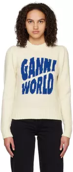 Свитер с рисунком Off-White GANNI