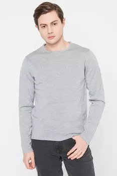 Свитер с шерстью Casual Friday, серый