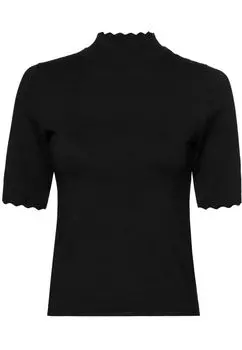 Свитер с воротником стойкой Zero, черный