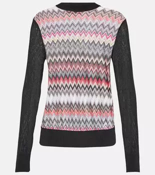 Свитер с зигзагом Missoni, черный