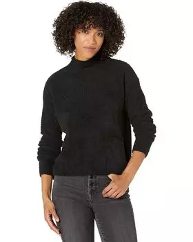 Свитер Sanctuary Plush Mock Neck Sweater, черный