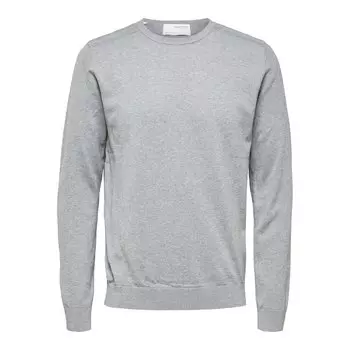 Свитер Selected Berg B Crew Neck, серый
