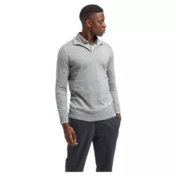 Свитер Selected Berg Half Zip, серый