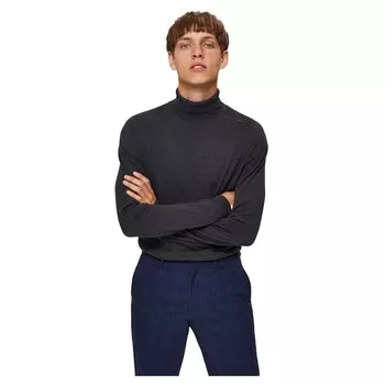 Свитер Selected Berg Roll Neck, серый
