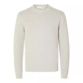 Свитер Selected Dane Crew Neck, серый