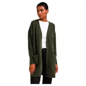 Свитер Selected Lulu New cardigan, зеленый