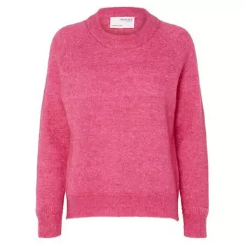 Свитер Selected Lulu O Neck, бежевый