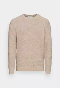 Свитер Selected Slhvince Ls Bubble Crew Neck W Noos, чистый кашемир