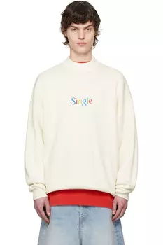 Свитер Single' Vetements, белый