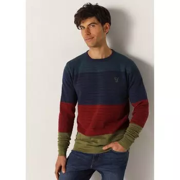 Свитер Six Valves Round Neck, синий