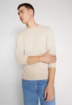 Свитер Slhberg Crew Neck Selected, овсяный